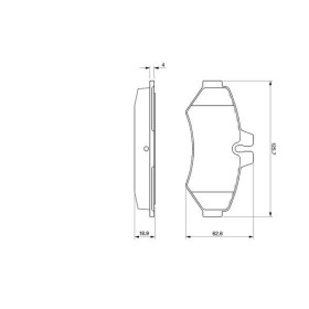 BOSCH Sada brzdových platničiek   0 986 424 516_thumb7