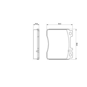 BOSCH Sada brzdových platničiek   0 986 460 976_thumb7