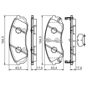 BOSCH Sada brzdových platničiek   0 986 494 377_thumb7