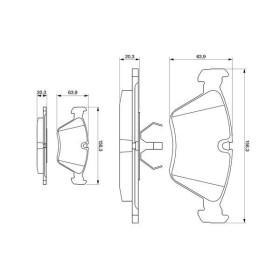 BOSCH Sada brzdových platničiek   0 986 490 640_thumb5