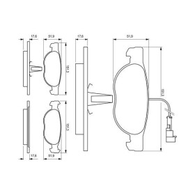 BOSCH Sada brzdových platničiek   0 986 424 246_thumb5