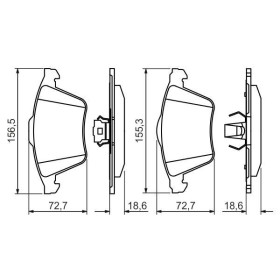 BOSCH Sada brzdových platničiek   0 986 494 492_thumb5