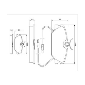 BOSCH Sada brzdových platničiek   0 986 469 191_thumb5