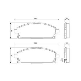 BOSCH Sada brzdových platničiek   0 986 424 715_thumb5