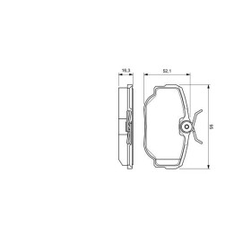 BOSCH Sada brzdových platničiek   0 986 424 564_thumb7