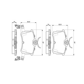 BOSCH Sada brzdových platničiek   0 986 424 661_thumb5