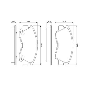 BOSCH Sada brzdových platničiek   0 986 460 978_thumb5