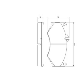 BOSCH Sada brzdových platničiek   0 986 467 841_thumb5