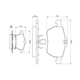 BOSCH Sada brzdových platničiek   0 986 424 488_thumb5