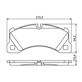 BOSCH Sada brzdových platničiek   0 986 494 206_thumb5