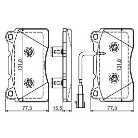 BOSCH Sada brzdových platničiek   0 986 494 539_thumb7