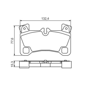 BOSCH Sada brzdových platničiek   0 986 494 205_thumb5