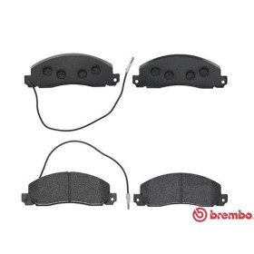 BREMBO Sada brzdových platničiek  P68 006_thumb2