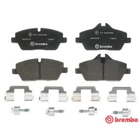 BREMBO Sada brzdových platničiek  P06 091_thumb2