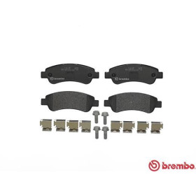 BREMBO Sada brzdových platničiek  P61 091_thumb2