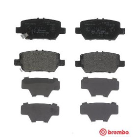 BREMBO Sada brzdových platničiek  P28 078_thumb2