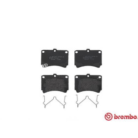 BREMBO Sada brzdových platničiek  P49 016_thumb2