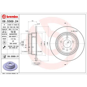 BREMBO Brzdový kotúč plny Ø295mm  08.5569.21_thumb2