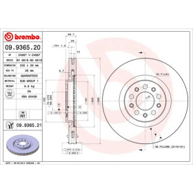 BREMBO Brzdový kotúč vetraný Ø330mm  09.9365.21_thumb3