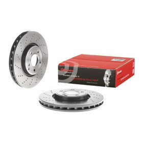 BREMBO Brzdový kotúč dierovane/vnutorne chladene Ø322mm  09.B742.51_thumb2