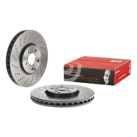 BREMBO Brzdový kotúč dierovane/vnutorne chladene Ø330mm  09.A828.11_thumb2