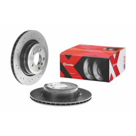 BREMBO Brzdový kotúč dierovane/vnutorne chladene Ø336mm  09.A270.1X_thumb2