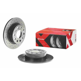 BREMBO Brzdový kotúč dierovany Ø253mm  08.9502.1X_thumb2