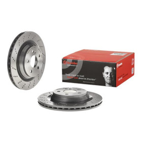 BREMBO Brzdový kotúč dierovane/vnutorne chladene Ø320mm  09.A818.21_thumb2