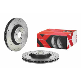 BREMBO Brzdový kotúč dierovane/vnutorne chladene Ø326mm  09.7812.1X_thumb2