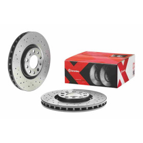 BREMBO Brzdový kotúč dierovane/vnutorne chladene Ø305mm  09.9363.2X_thumb2