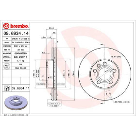 BREMBO Brzdový kotúč vetraný Ø288mm  09.6934.11_thumb3