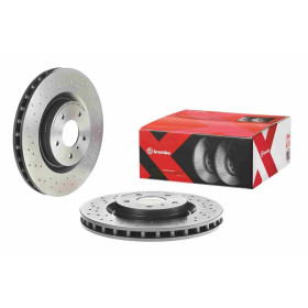 BREMBO Brzdový kotúč dierovane/vnutorne chladene Ø324mm  09.8485.1X_thumb2