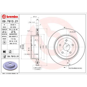 BREMBO Brzdový kotúč vetraný Ø316mm  09.7813.21_thumb2