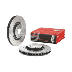 BREMBO Brzdový kotúč dierovane/vnutorne chladene Ø375mm  09.A960.21_thumb2