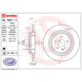 BREMBO Brzdový kotúč plny Ø331mm  08.7607.11_thumb2