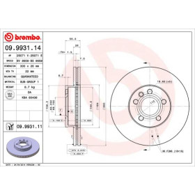 BREMBO Brzdový kotúč vetraný Ø300mm  09.9931.11_thumb2