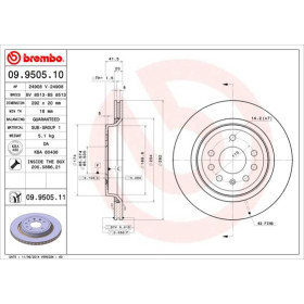 BREMBO Brzdový kotúč vetraný Ø292mm  09.9505.11_thumb2