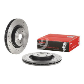 BREMBO Brzdový kotúč dierovane/vnutorne chladene Ø340mm  09.C828.11_thumb2