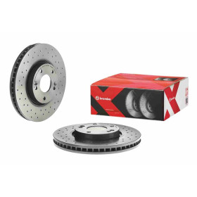 BREMBO Brzdový kotúč dierovane/vnutorne chladene Ø300mm  09.A532.2X_thumb2