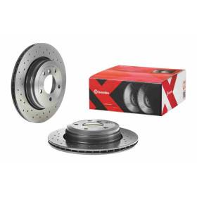 BREMBO Brzdový kotúč dierovane/vnutorne chladene Ø320mm  09.9425.1X_thumb2