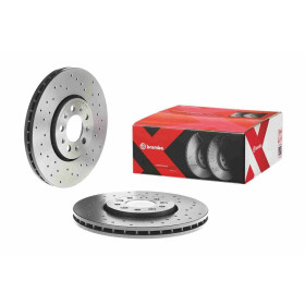 BREMBO Brzdový kotúč dierovane/vnutorne chladene Ø288mm  09.7010.2X_thumb2