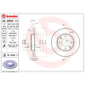 BREMBO Brzdový kotúč plny Ø247mm  08.9606.11_thumb2