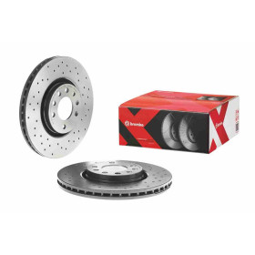 BREMBO Brzdový kotúč dierovane/vnutorne chladene Ø308mm  09.9369.1X_thumb2