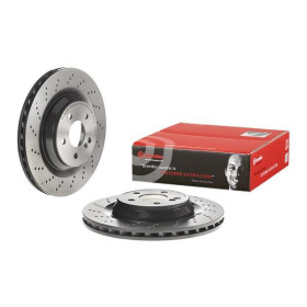 BREMBO Brzdový kotúč dierovane/vnutorne chladene Ø330mm  09.B842.41_thumb2