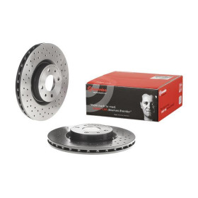 BREMBO Brzdový kotúč dierovane/vnutorne chladene Ø284mm  09.C645.11_thumb2