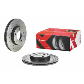 BREMBO Brzdový kotúč dierovane/vnutorne chladene Ø278mm  09.9464.2X_thumb2