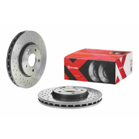 BREMBO Brzdový kotúč dierovane/vnutorne chladene Ø300mm  09.8304.1X_thumb2