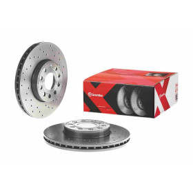 BREMBO Brzdový kotúč dierovane/vnutorne chladene Ø288mm  09.9145.1X_thumb2