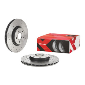 BREMBO Brzdový kotúč dierovane/vnutorne chladene Ø320mm  09.C542.1X_thumb2