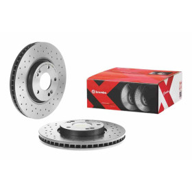 BREMBO Brzdový kotúč dierovane/vnutorne chladene Ø300mm  09.A532.1X_thumb2